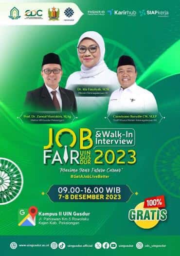 Job Fair dan Walk In Intervew 2023 UIN Gus Dur Pekalongan