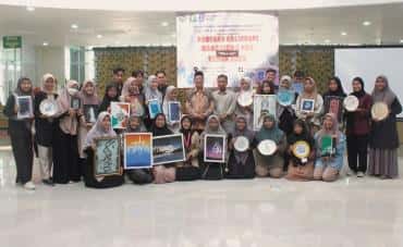 Sambut Hari Amal Bakti Kementerian Agama, Mahasiswa UIN Gus Dur Adakan Pameran Kaligrafi